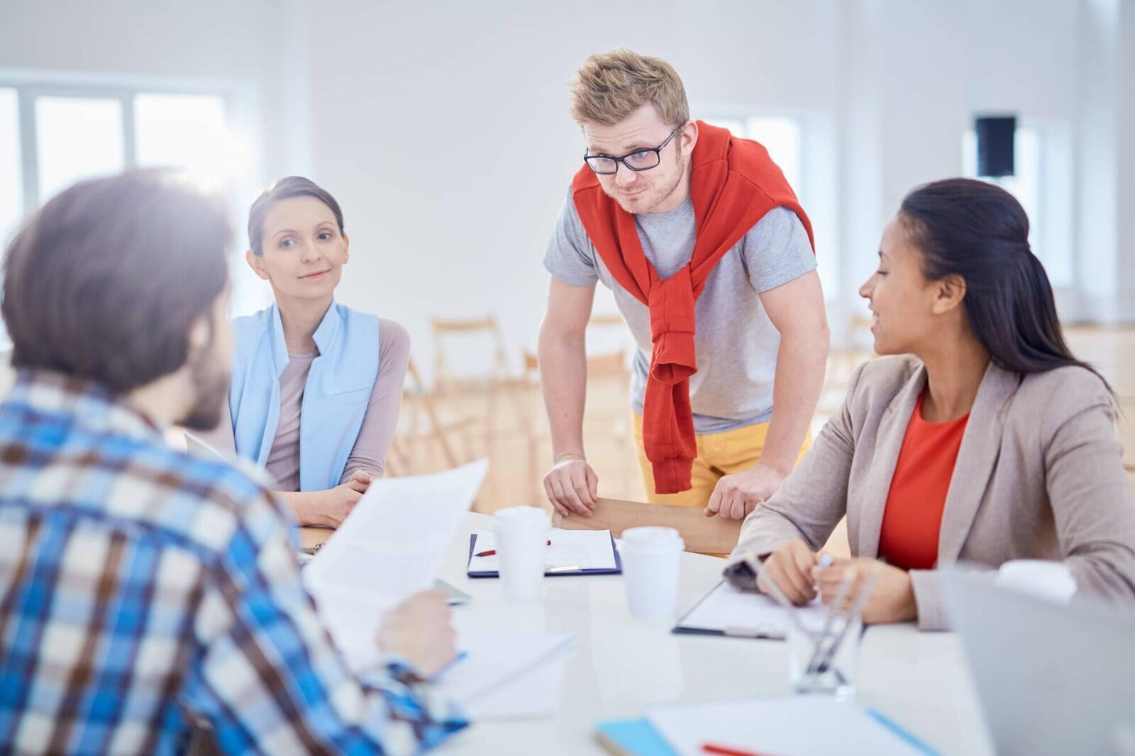 meeting of employees